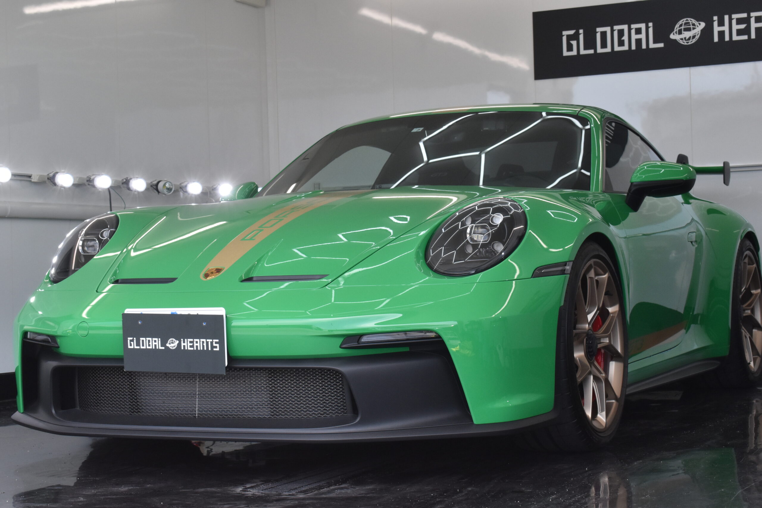 Porsche GT3　GTECHNIQ HALO　nanolexコーティング&ETCセットアップ施工！！
