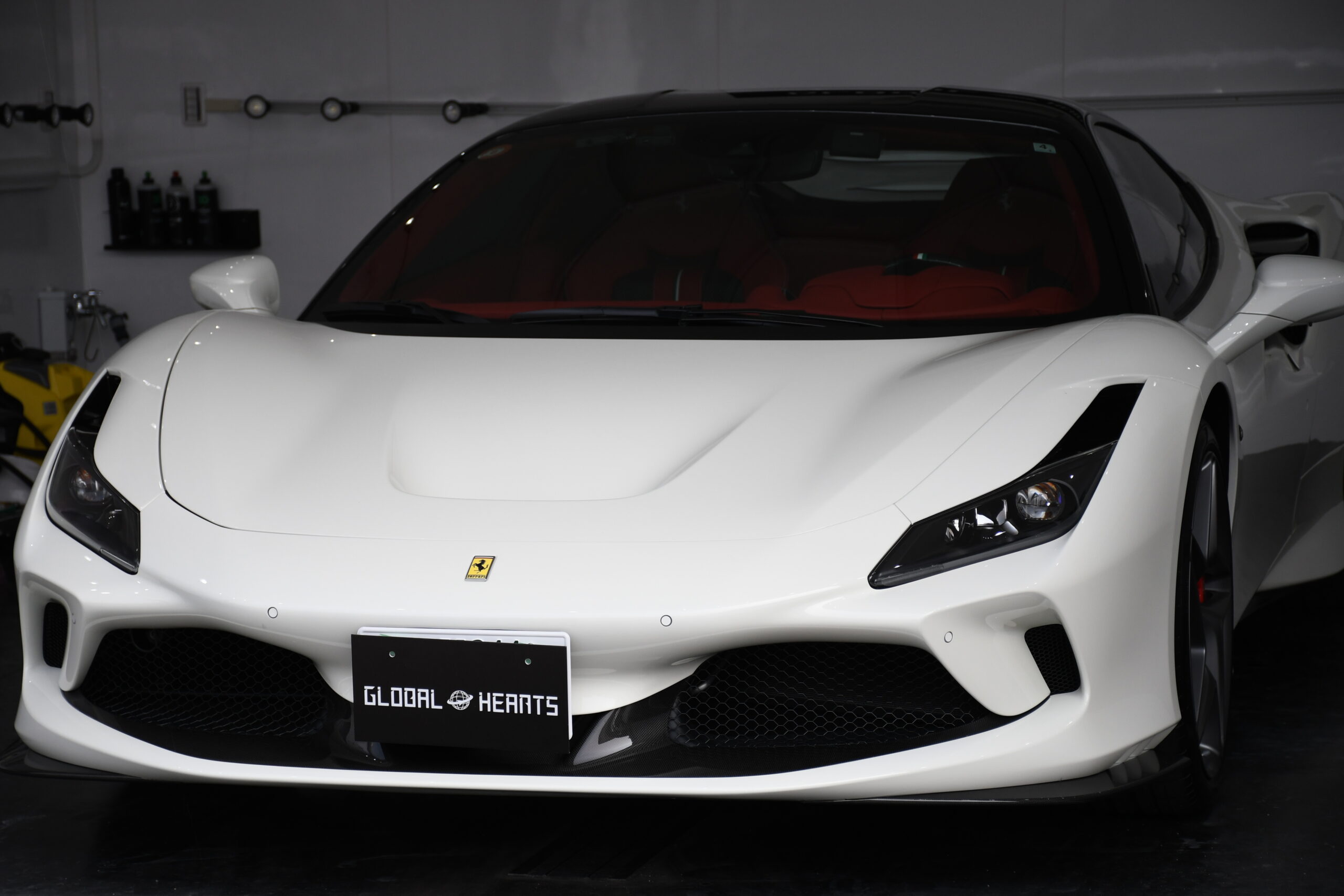 施工事例】Ferrari F8 Tributo｜サイドミラーPPF貼り替え＋IONトップコート仕上げ